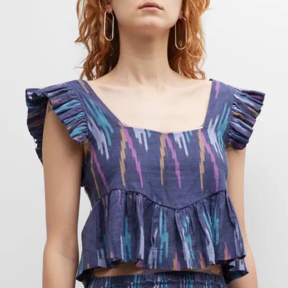 MOTHER Tops - MOTHER The Ruffled Up Top - The Artist in Residence - Size XS - NWOT